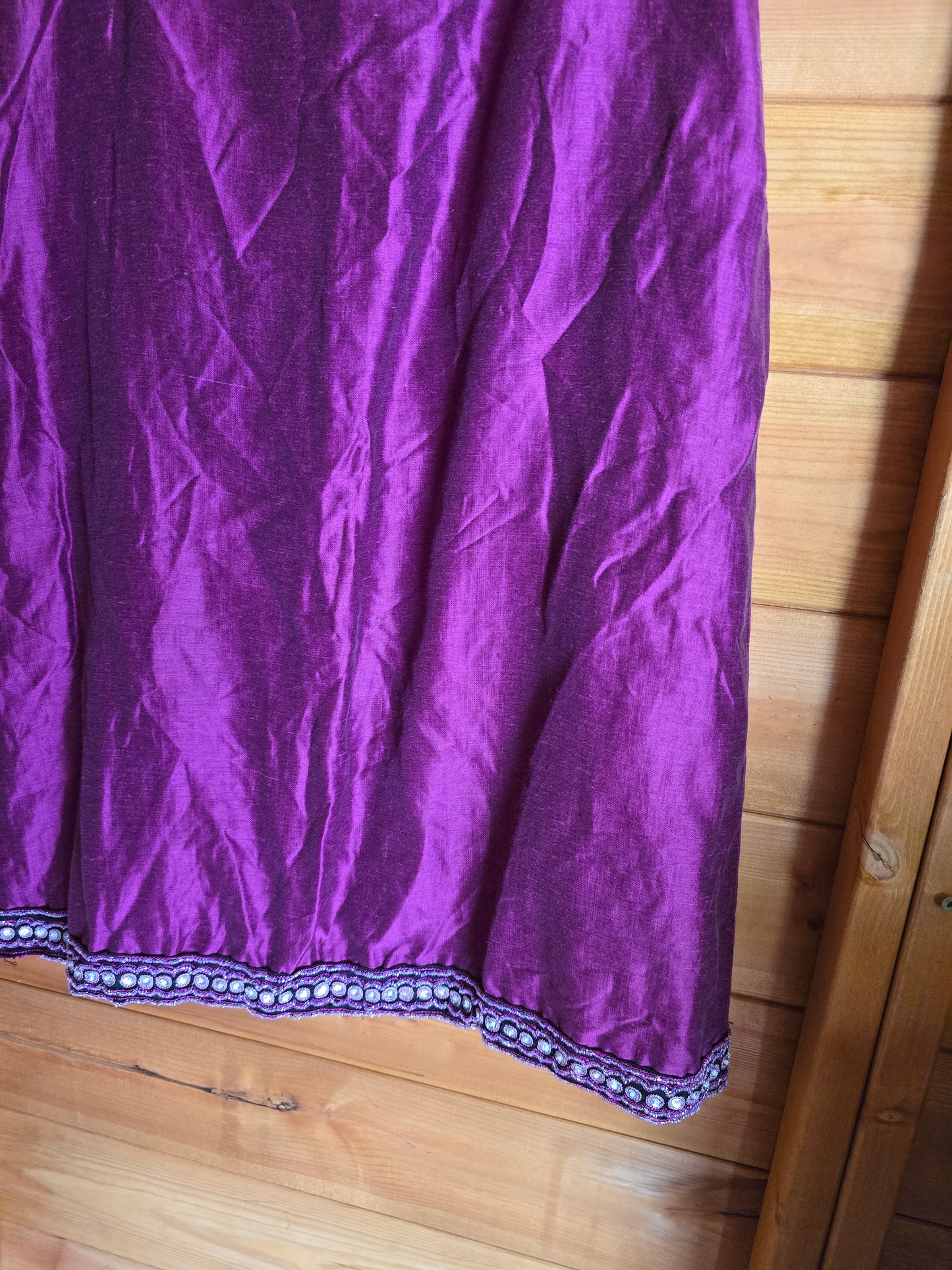Vintage Betty Barclay Purple Midi Skirt β Size 10