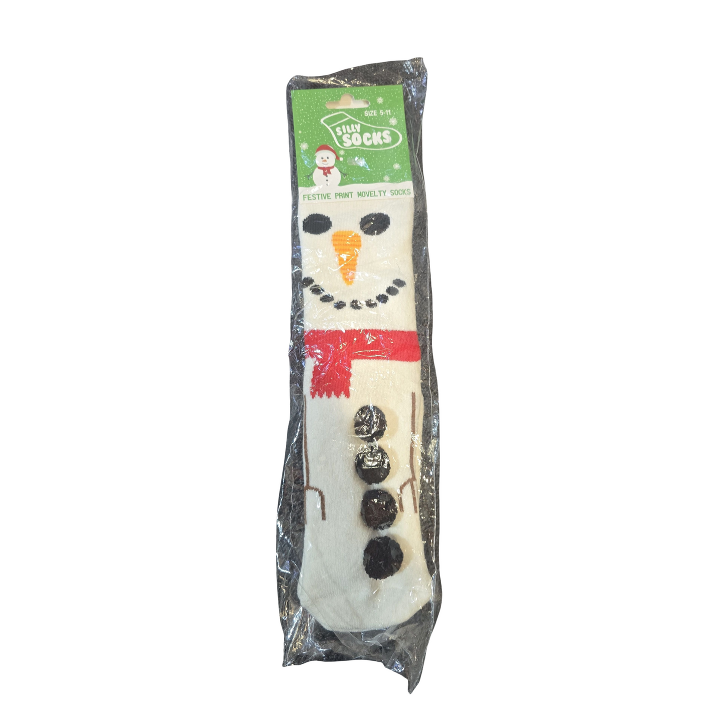 Silly Socks Festive Novelty Snowman Socks ā UK 5ā11 ā New in Packaging