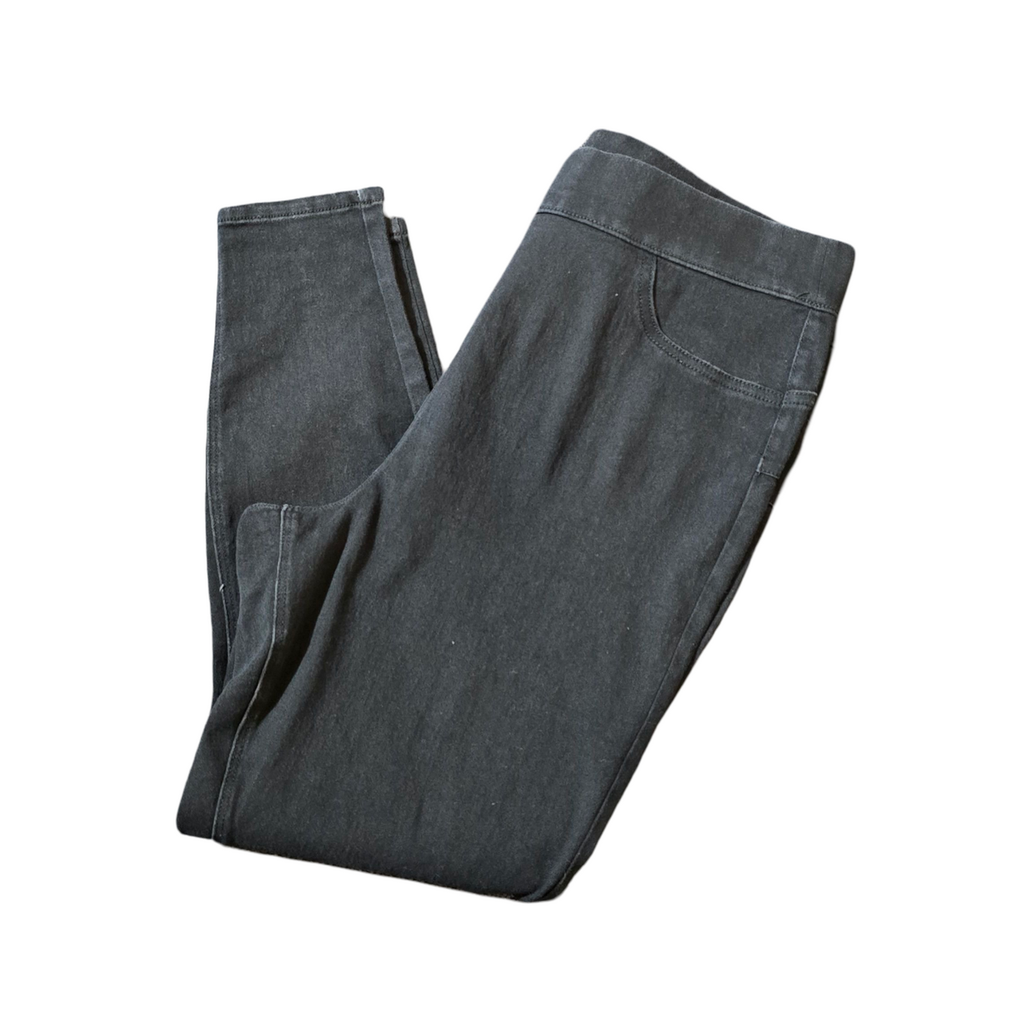 Matalan Black Skinny Jeggings ā Size 16 ā High Waist, Elasticated Fit