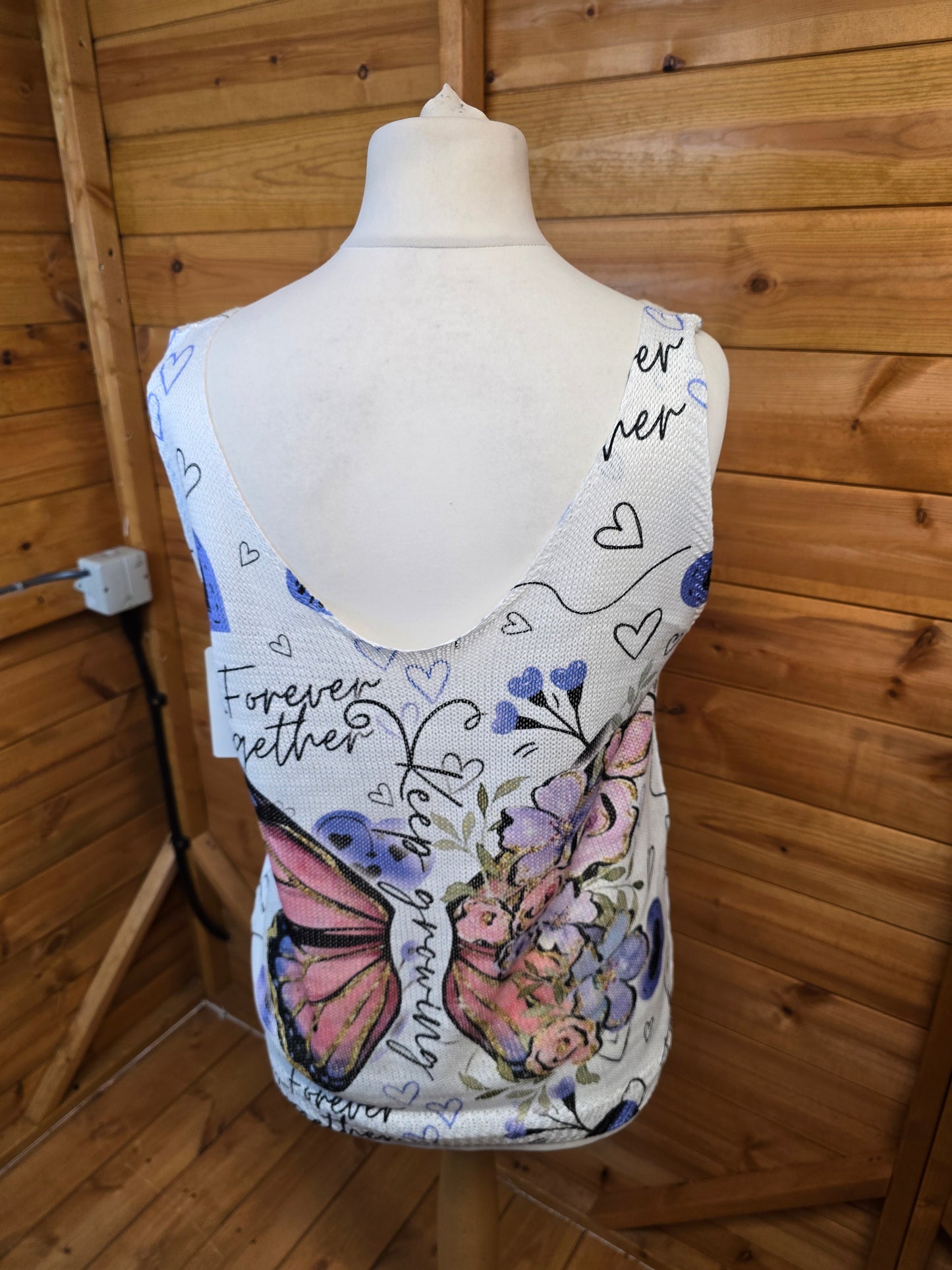 Made in Italy Butterfly Knit Vest Top – Colour, Comfort, Chaos (in the best way)