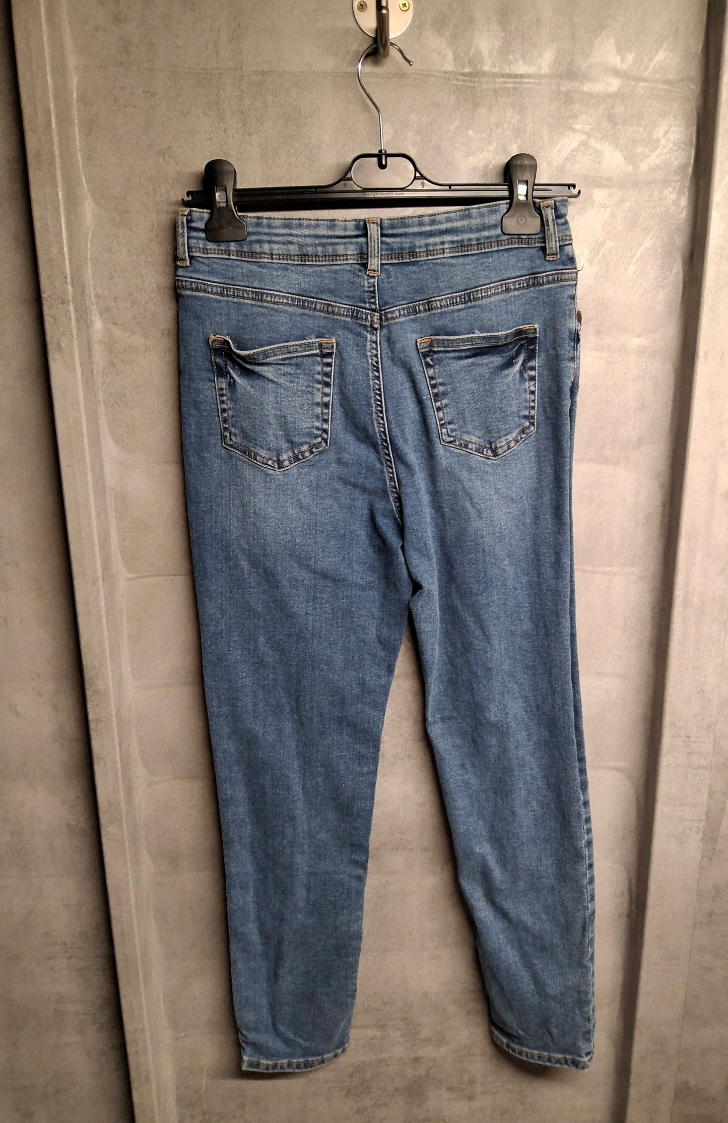 Primark Girls Blue Skinny Jeans – High Waist – Age 11–12 Years – Classic Denim