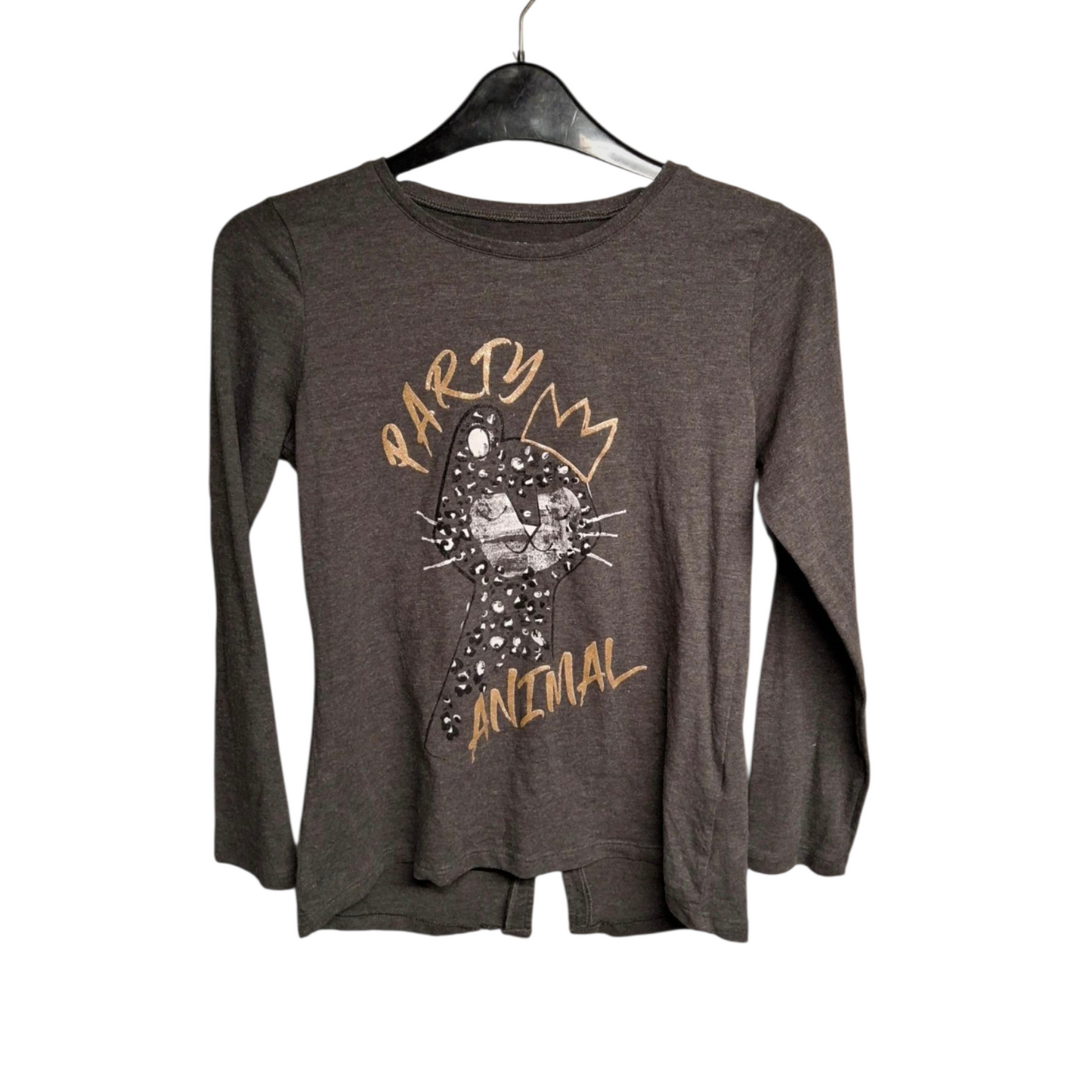 Matalan Girls grey long sleeved tshirt 10years