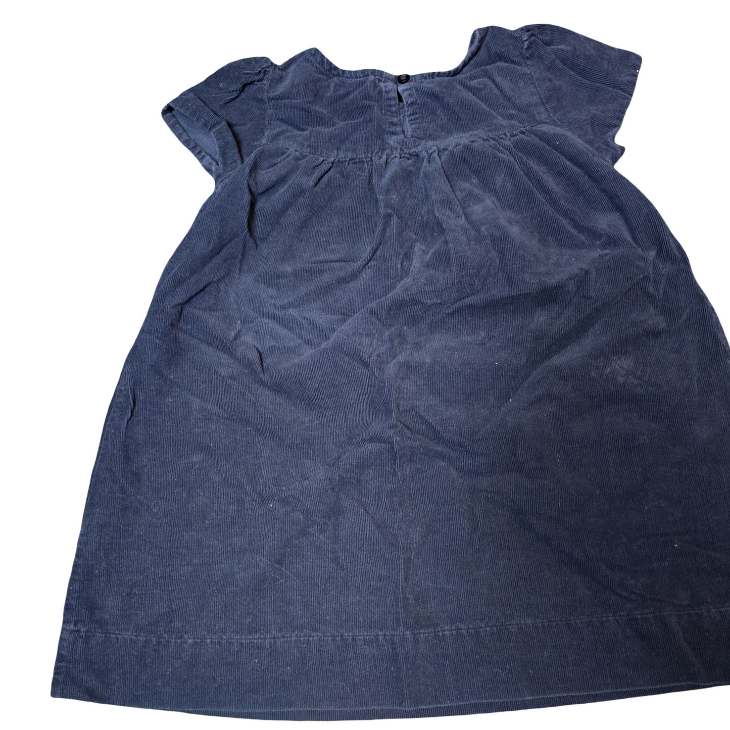 John Lewis Navy Corduroy Dress β Girls 4 Years β 100% Cotton