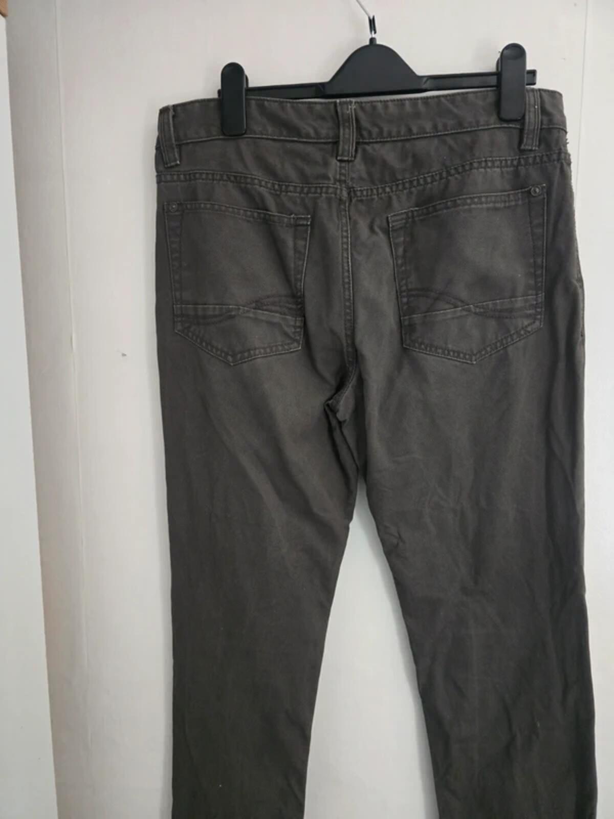 FatFace Mens Grey Slim Leg Cotton Jeans Size 32 Reg
