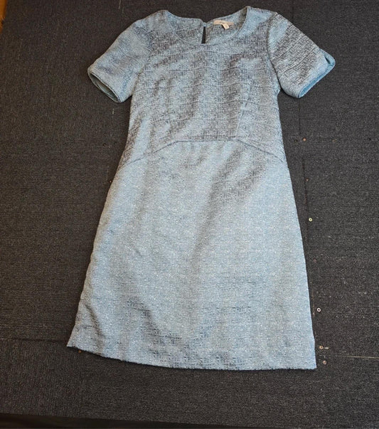 Pepperberry Fit & Flare Dress Icy Blue Size 12 Curvy Sparkle