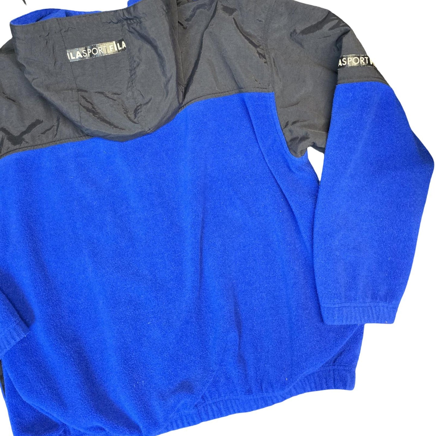 Fila Ice Tech Fleece Jacket Blue Size XL 90s Outdoor Sportswear