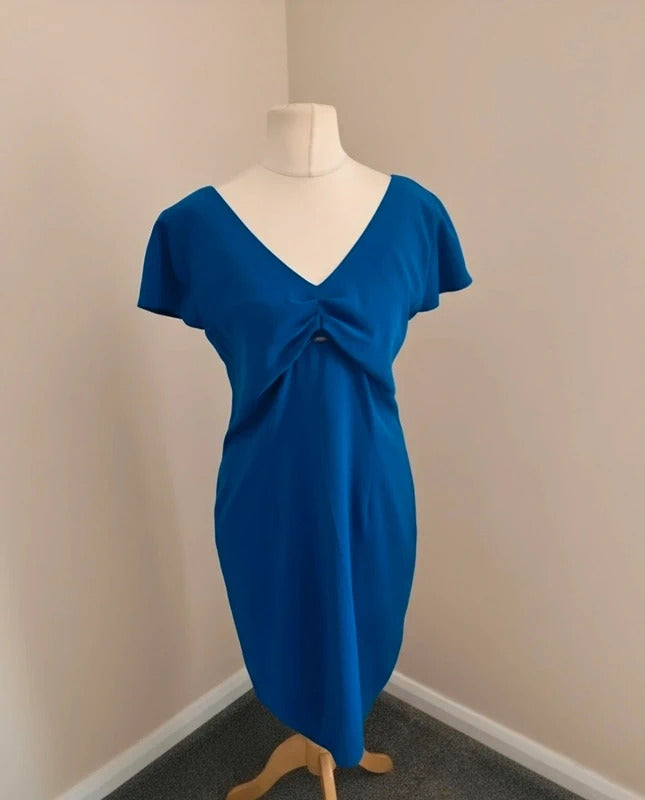 Principles Ladies Blue Y2K A-Line Dress Size 12