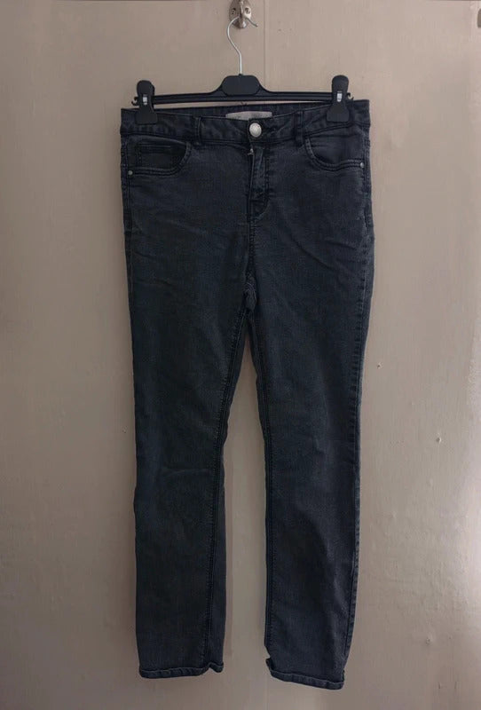 George Women's Black Straight-Leg Denim Jeans Size 12