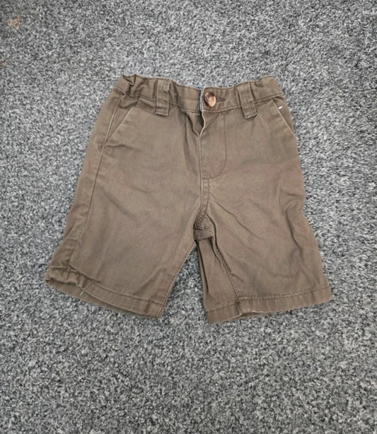 Boys Primark  Khaki Chino Shorts Age 18-24 Months