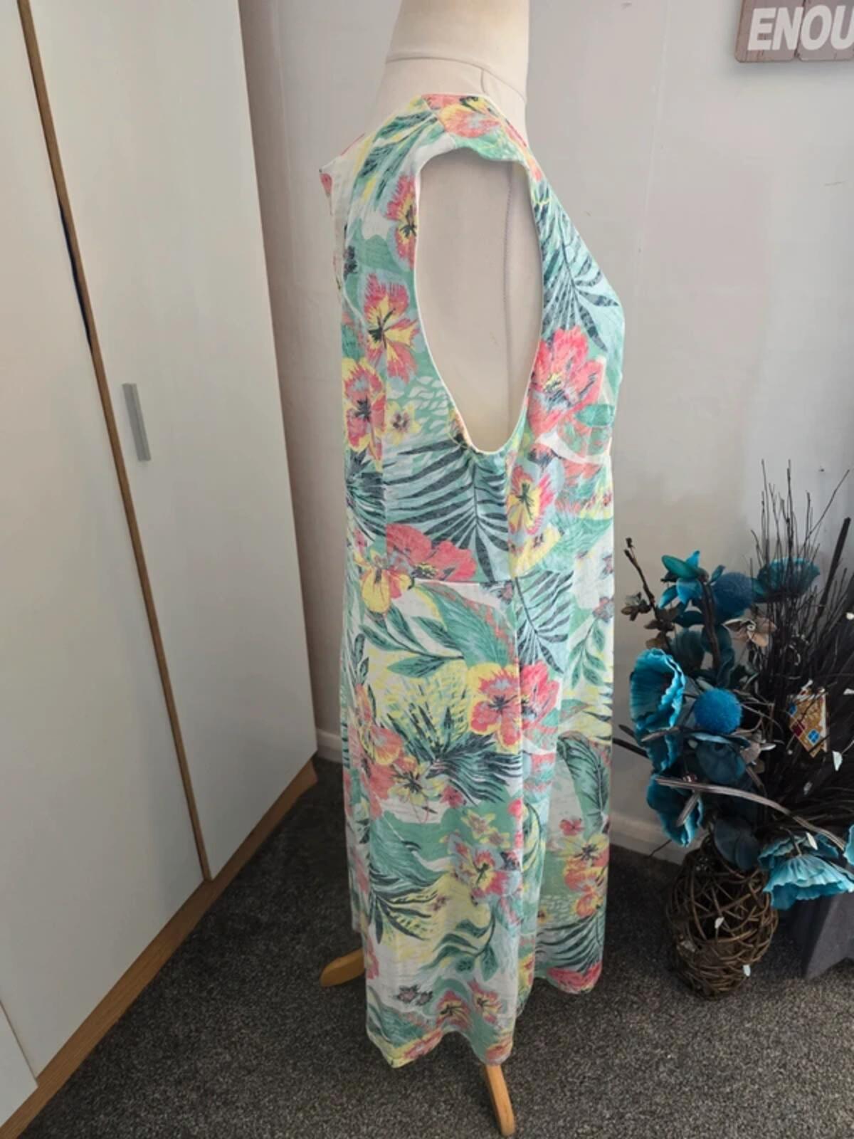 Roman Multi-Coloured Floral Maxi Dress Size 20 NWT