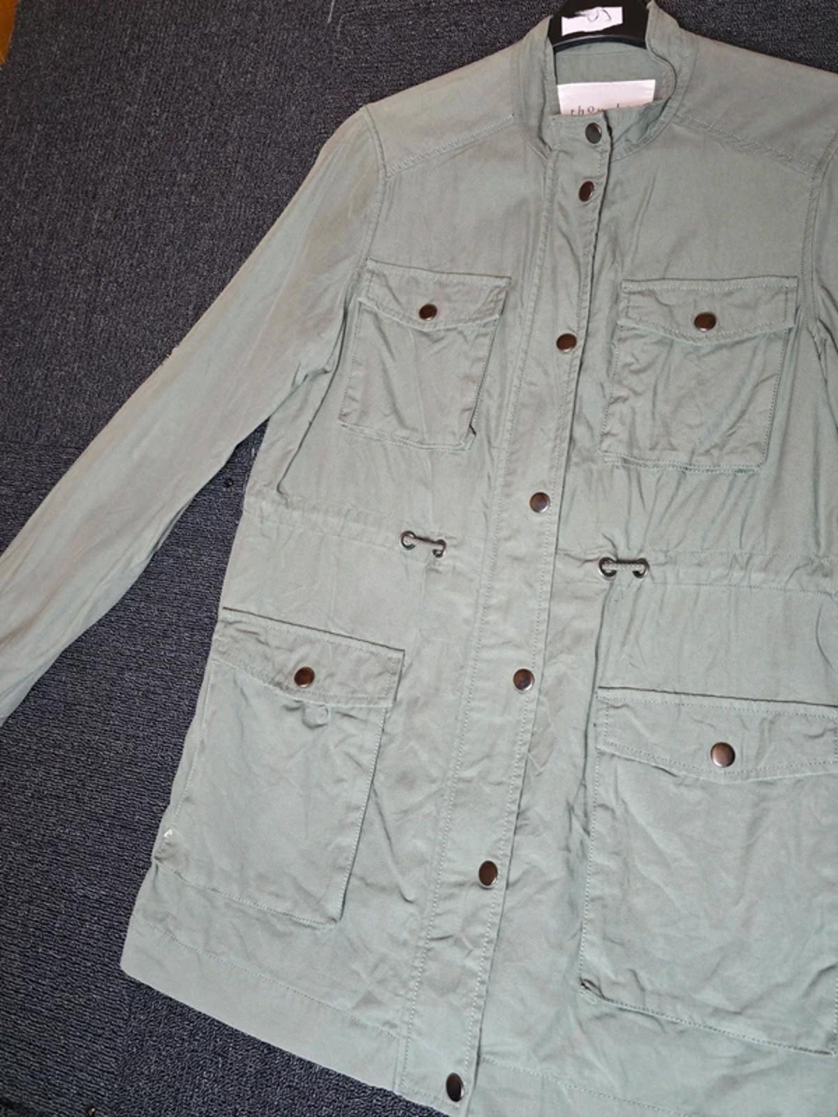 Thought Utility Jacket Khaki Size 10 Lightweight Causal