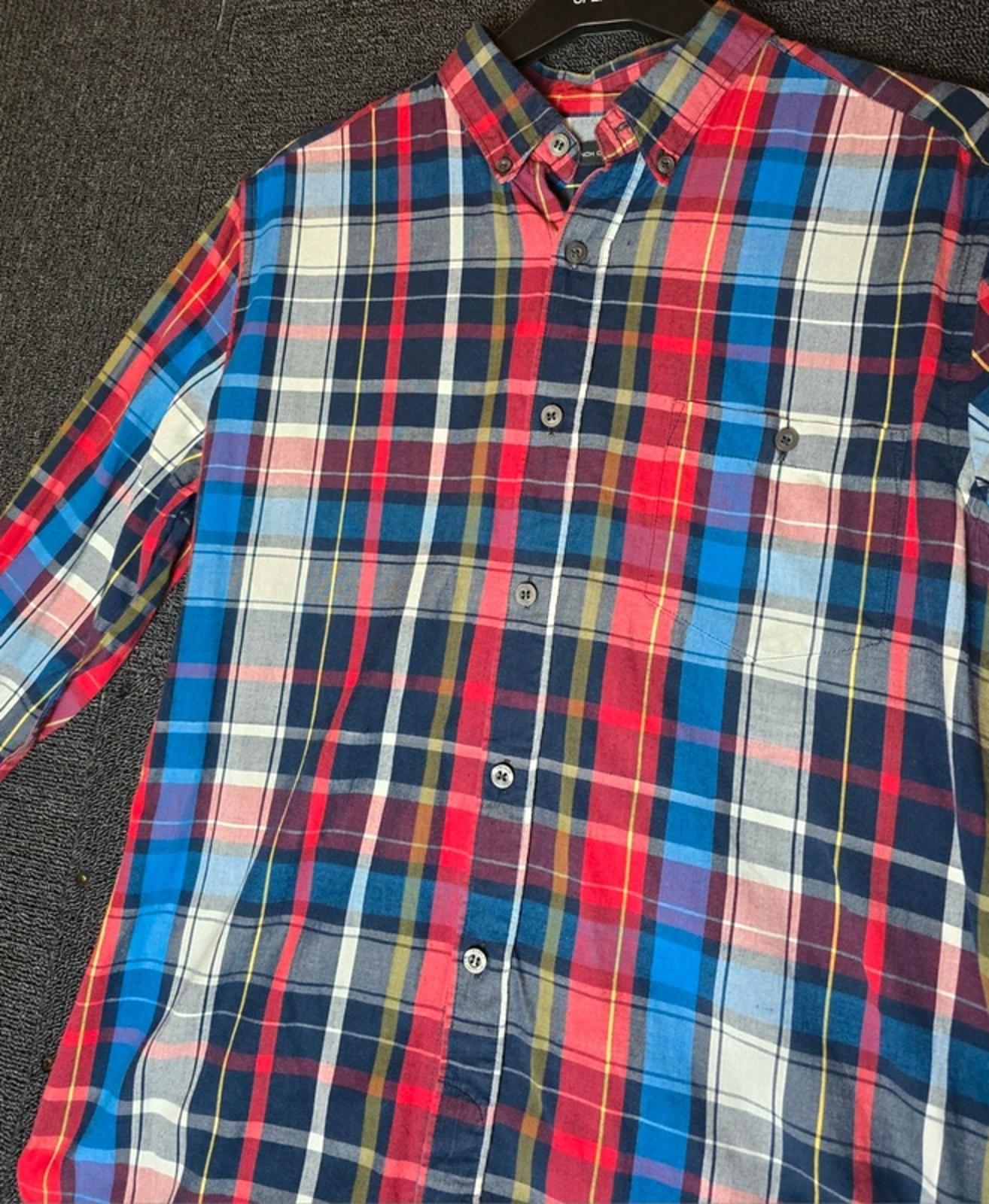French Connection Checked Shirt Multicolour Size Med