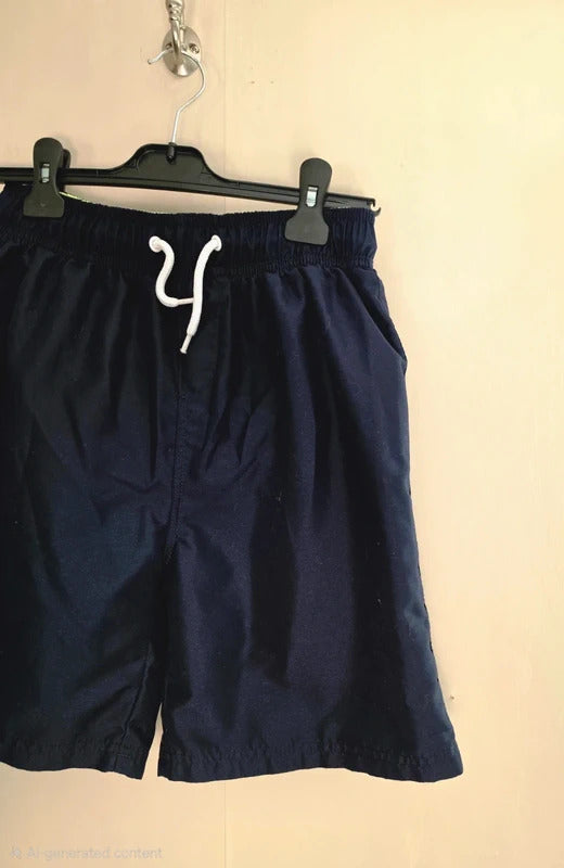 Matalan Boys Dark Navy Blue Swim Shorts Mesh Lined Drawstring Waist Age 12-13 Years