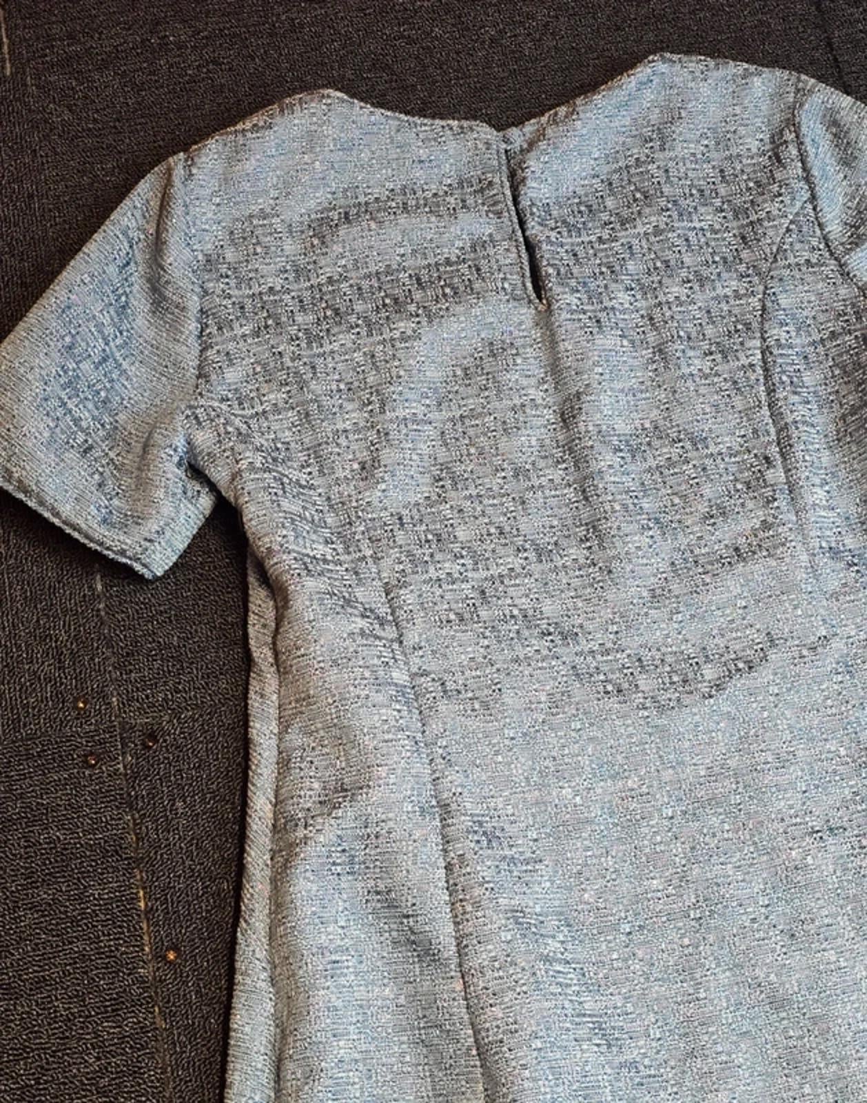 Pepperberry Fit & Flare Dress Icy Blue Size 12 Curvy Sparkle