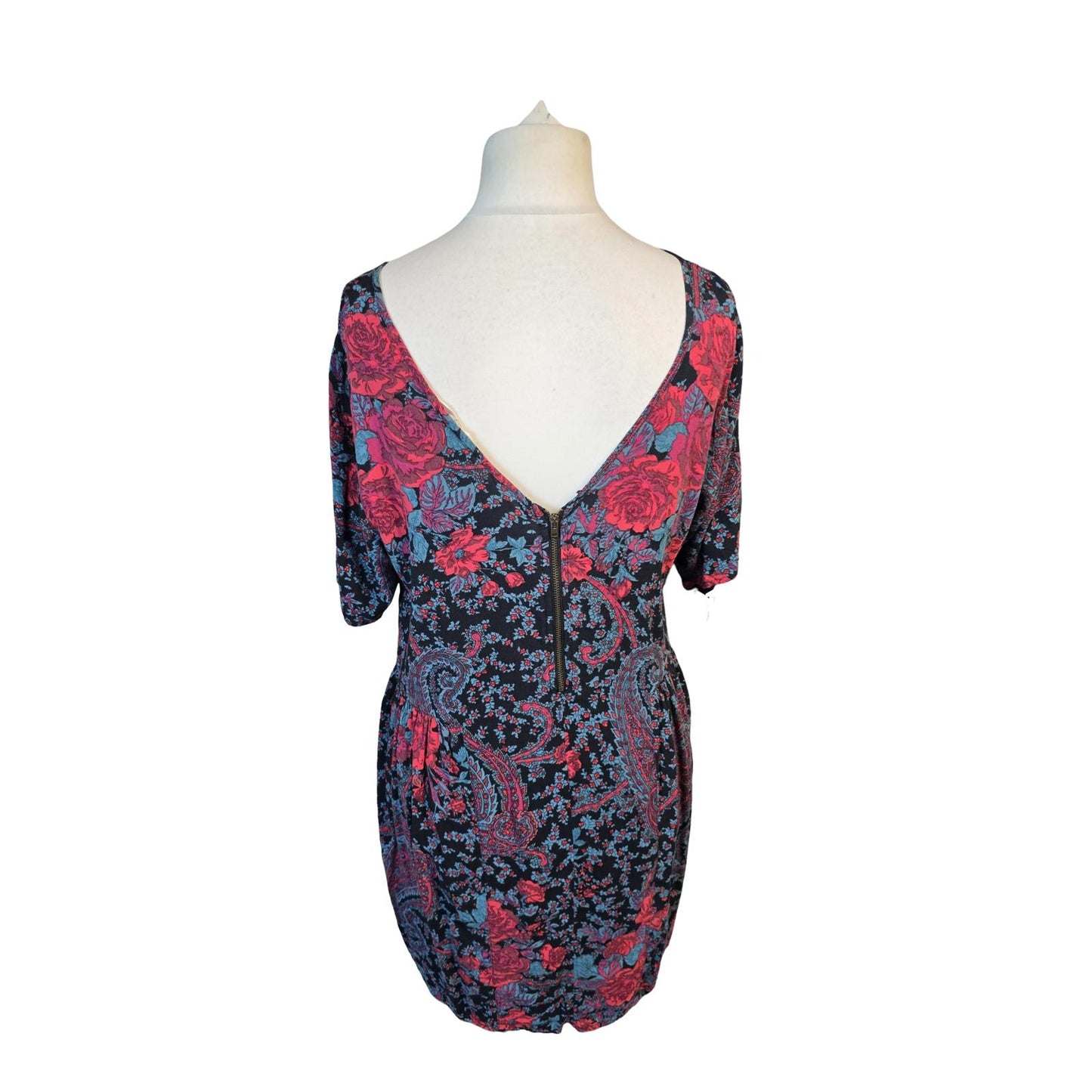 Staring at Stars Paisley Mini Dress Size 12 Floral Causal