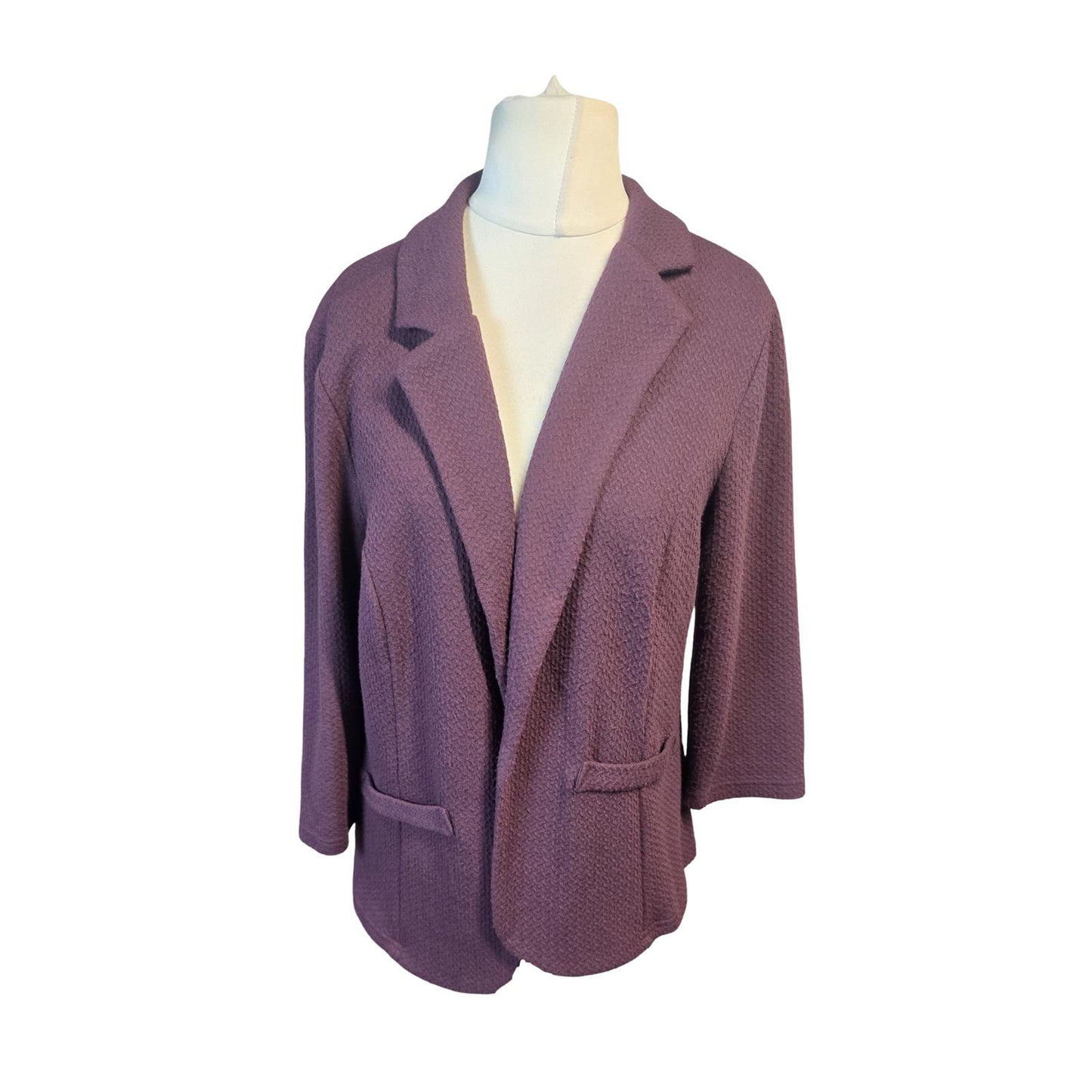 Purple Blazer Size 18 Open Lightweight Matalan