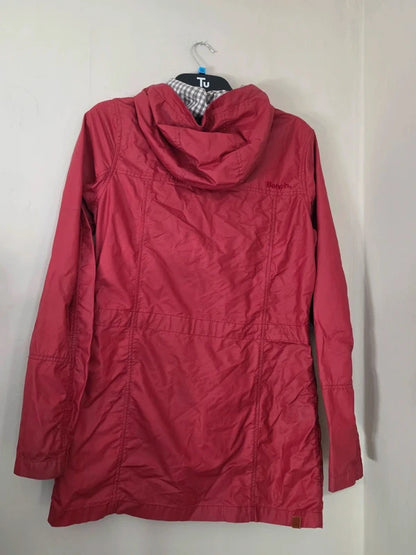 Bench Red Hooded Waterproof Parka Jacket Ladies UK 10 EU 38