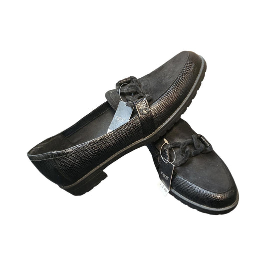 Next Forever Comfort Black Flat Shoes UK 6 – NWT Faux Leather