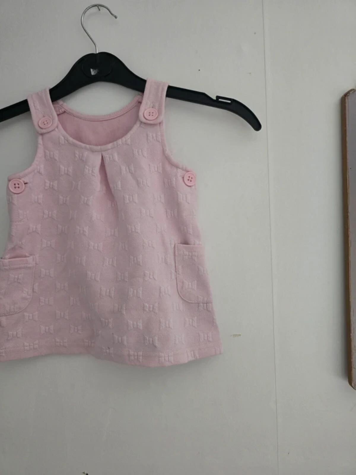 Matalan Girls Pink Dress Age 3-6months