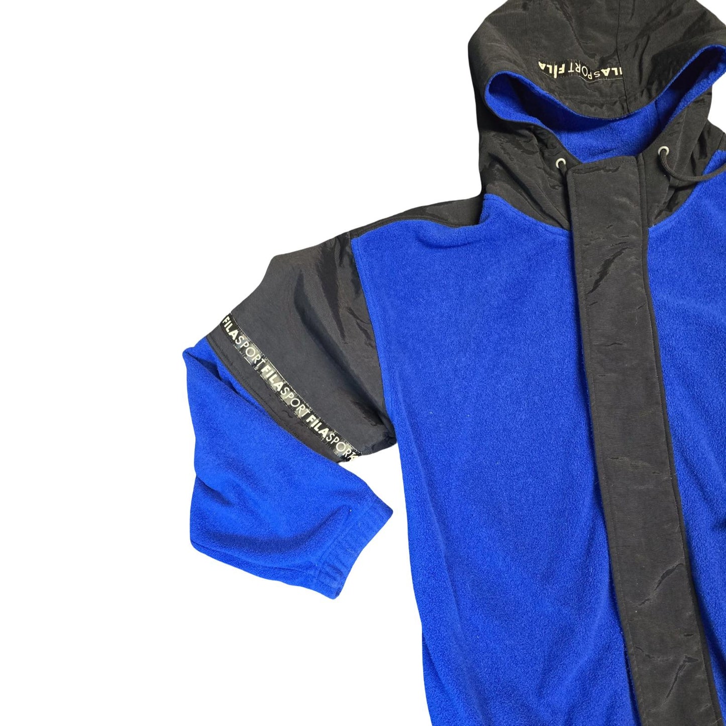 Fila Ice Tech Fleece Jacket Blue Size XL 90s Outdoor Sportswear