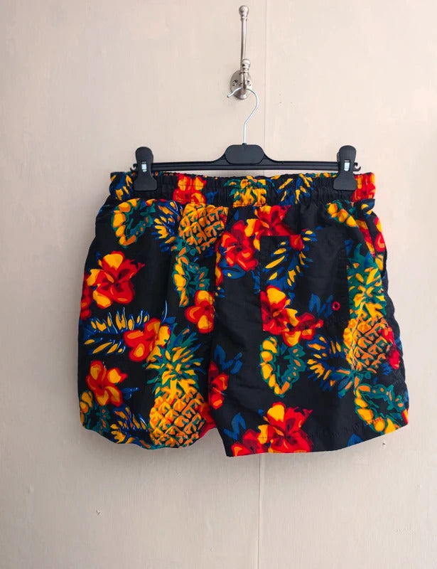 Primark Mens Multicoloured Tropical Floral Swimming Trunks Size Medium
