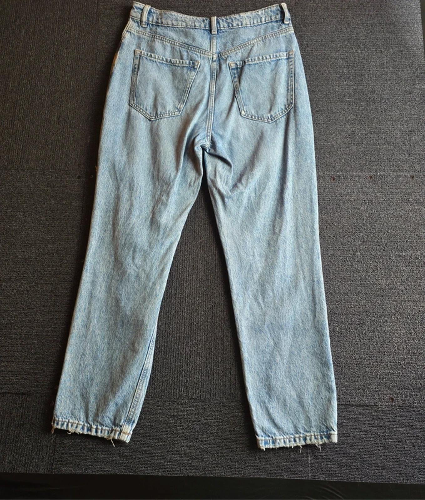 Dynamite Claudia Jeans Light Blue Size 8 High Waist Distressed