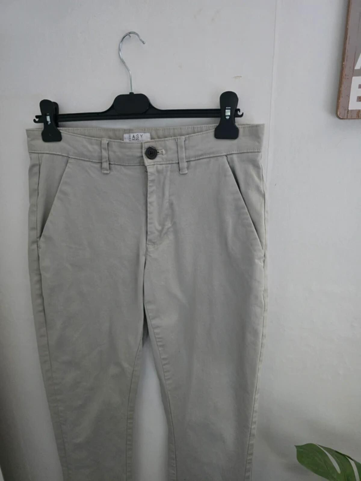 Matalan Men’s Cream Slim Leg Chinos W30 L29