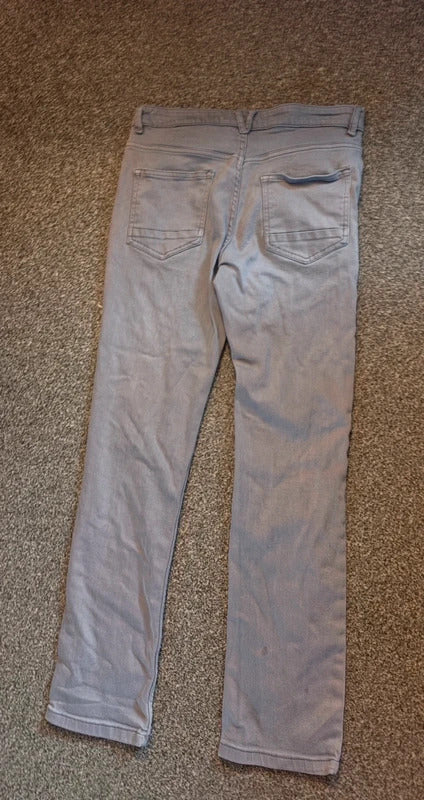 Men's George Grey Straight Leg Jeans W32 L32