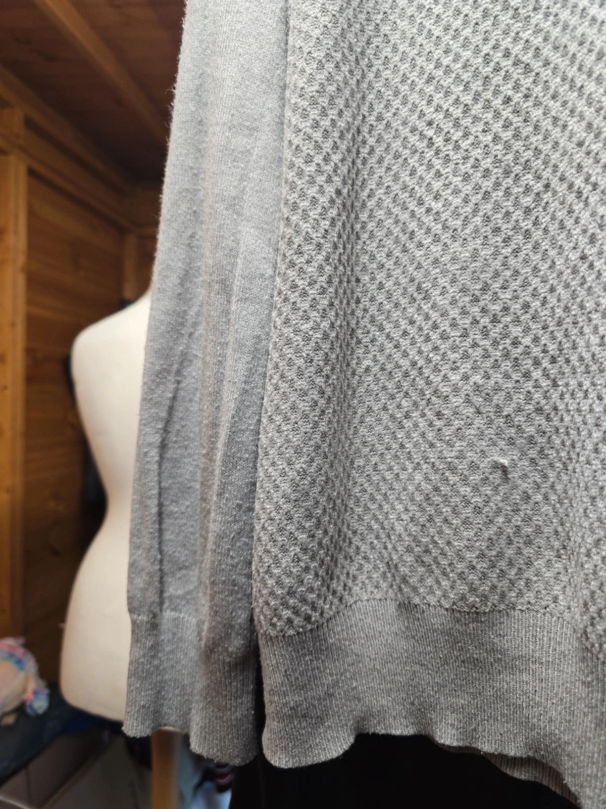 Per Una grey long sleeved jumper size 16