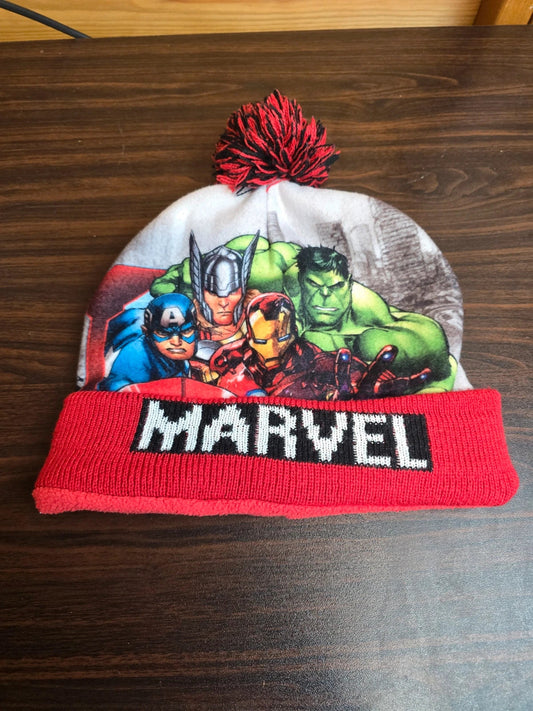 Preloved kids Marvel winter pom pom hat one size