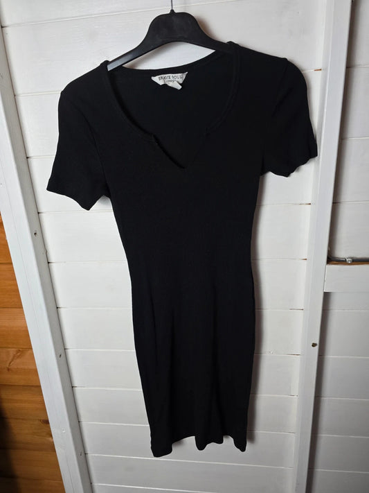 Brave Soul black short sleeved mini dress size small