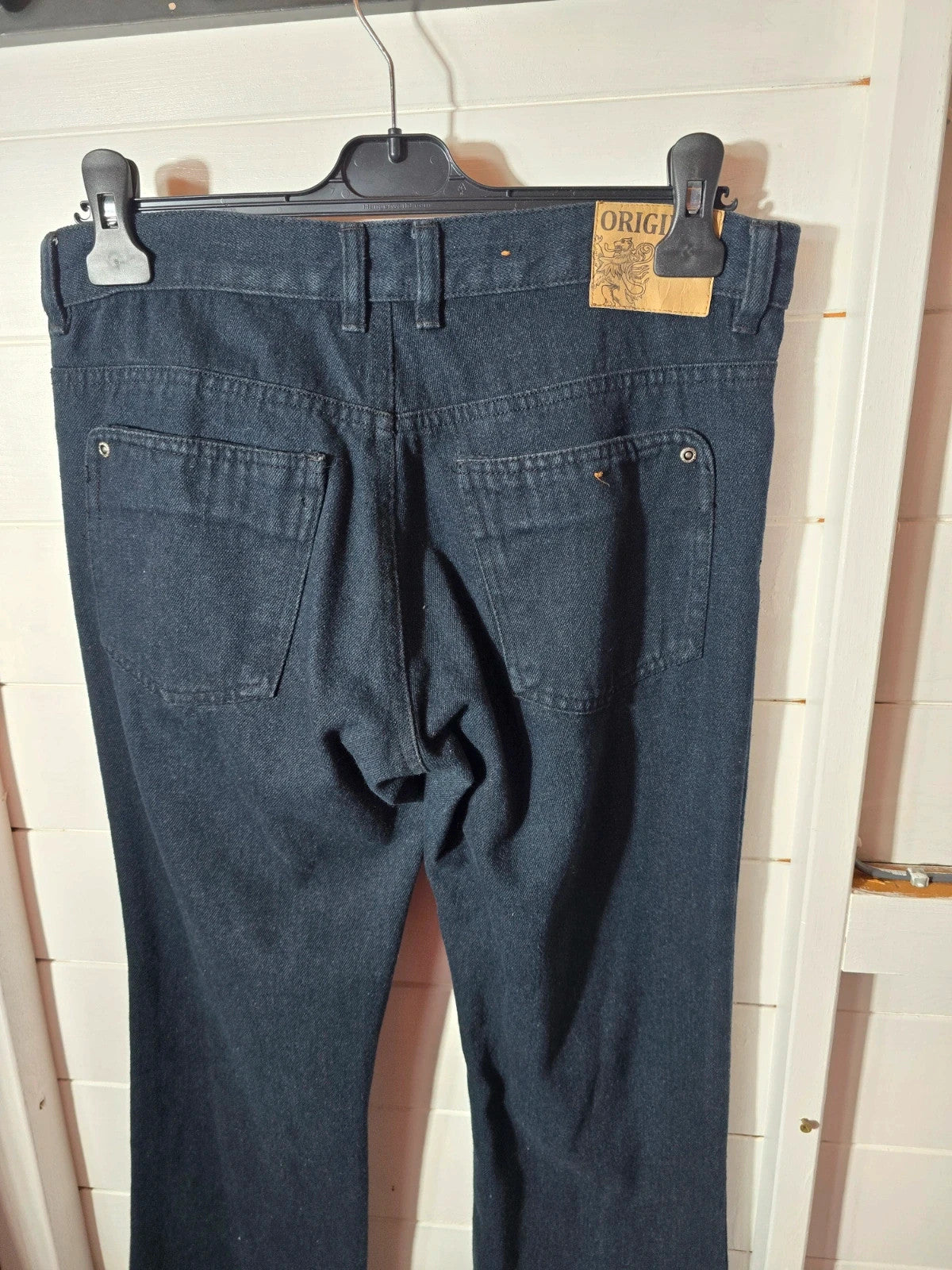 Original denim flared low rise denim jeans size 10L