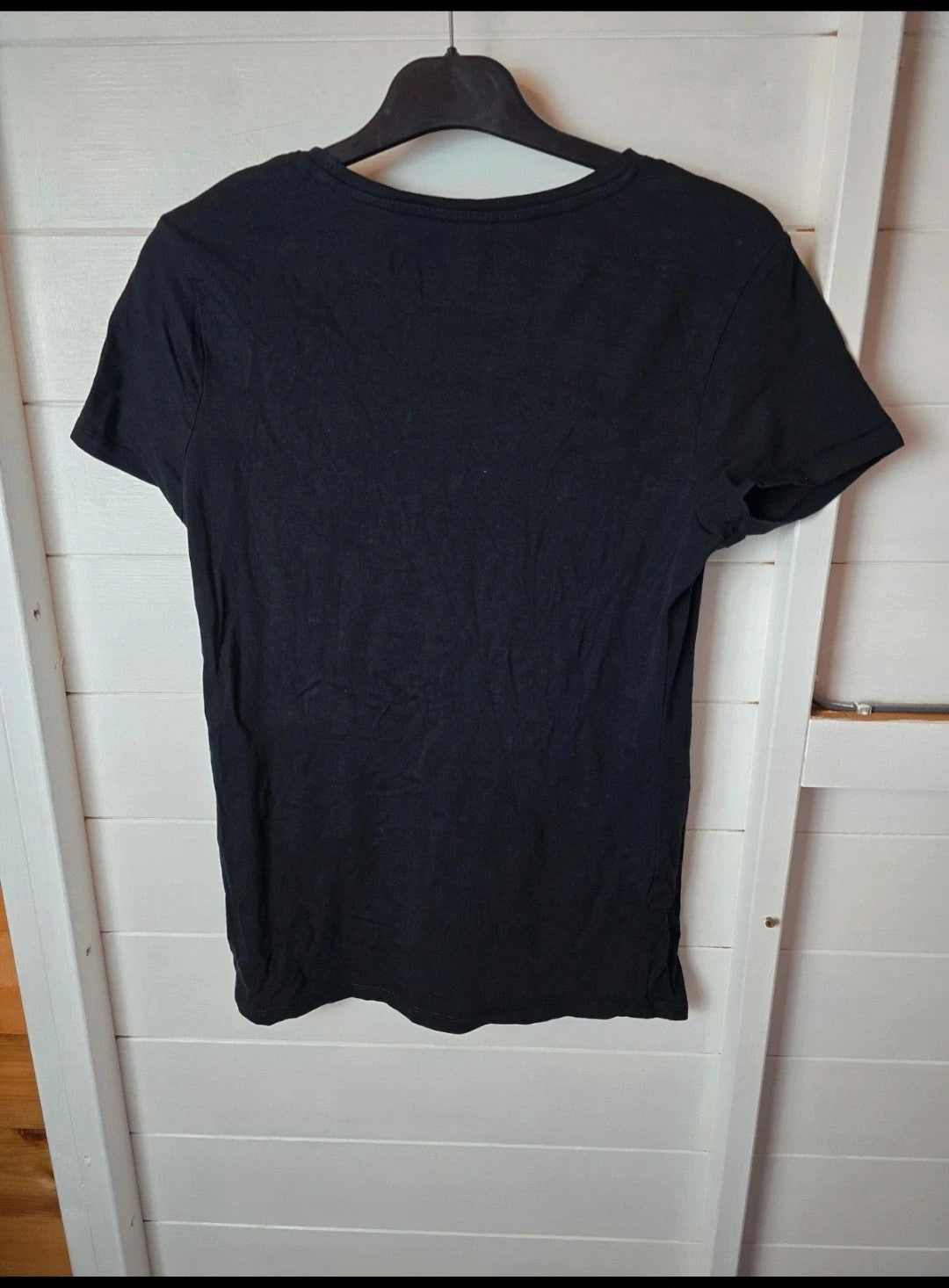 Primark black short sleeved t-shirt size 12/14