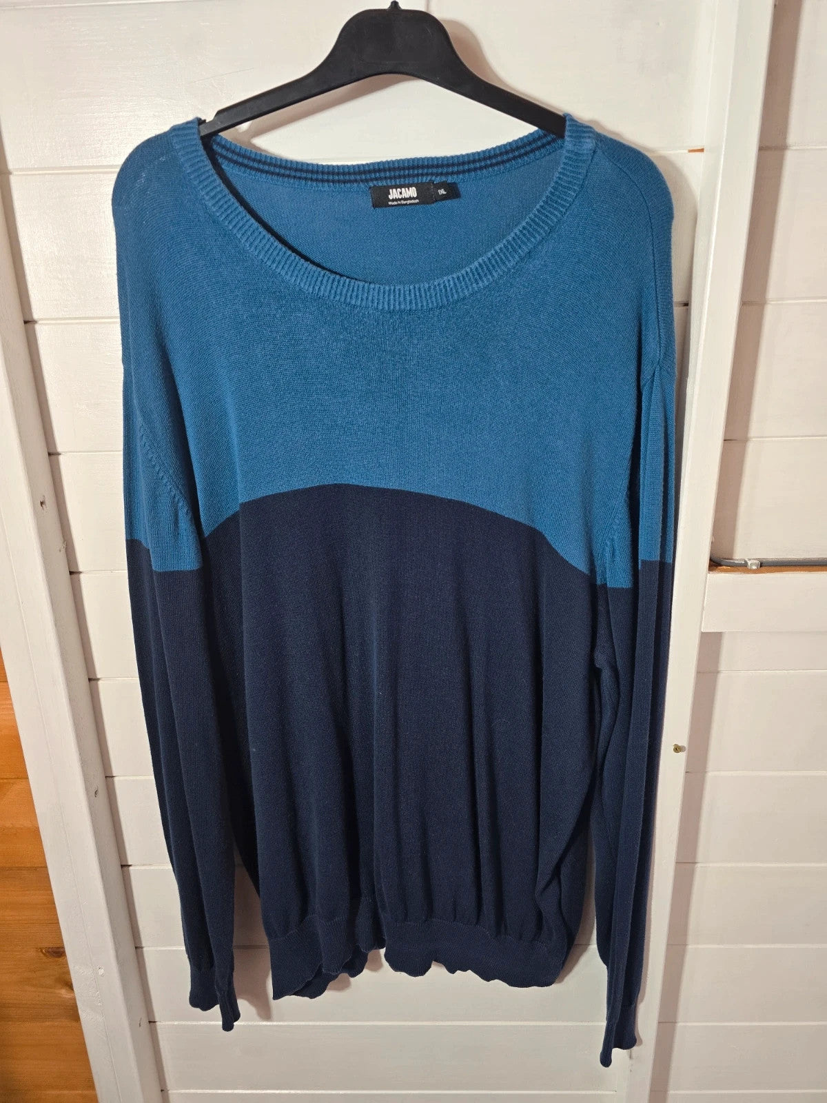 Men's Jacamo navy & blue long sleeved jumper size 1XL