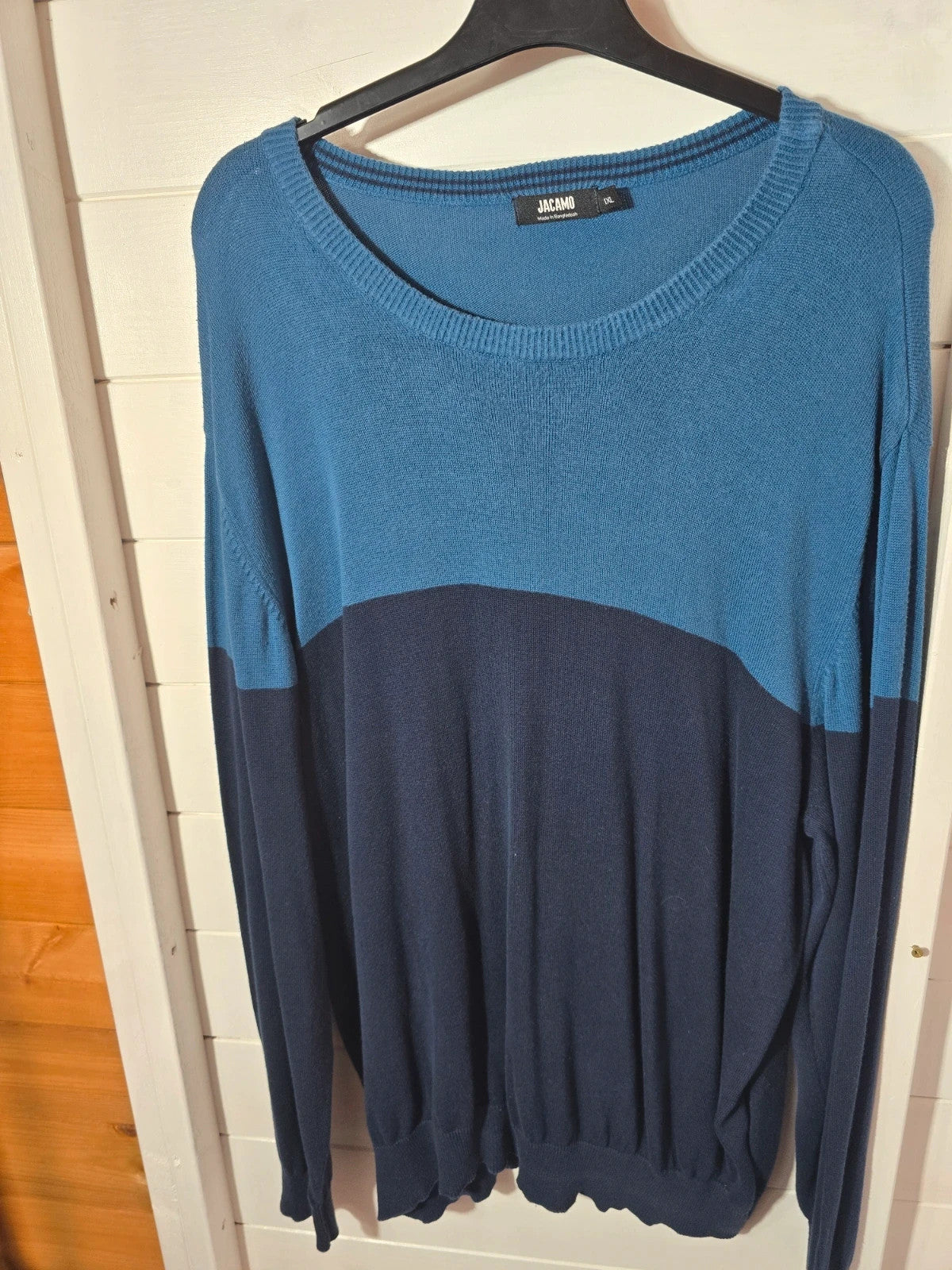 Men's Jacamo navy & blue long sleeved jumper size 1XL