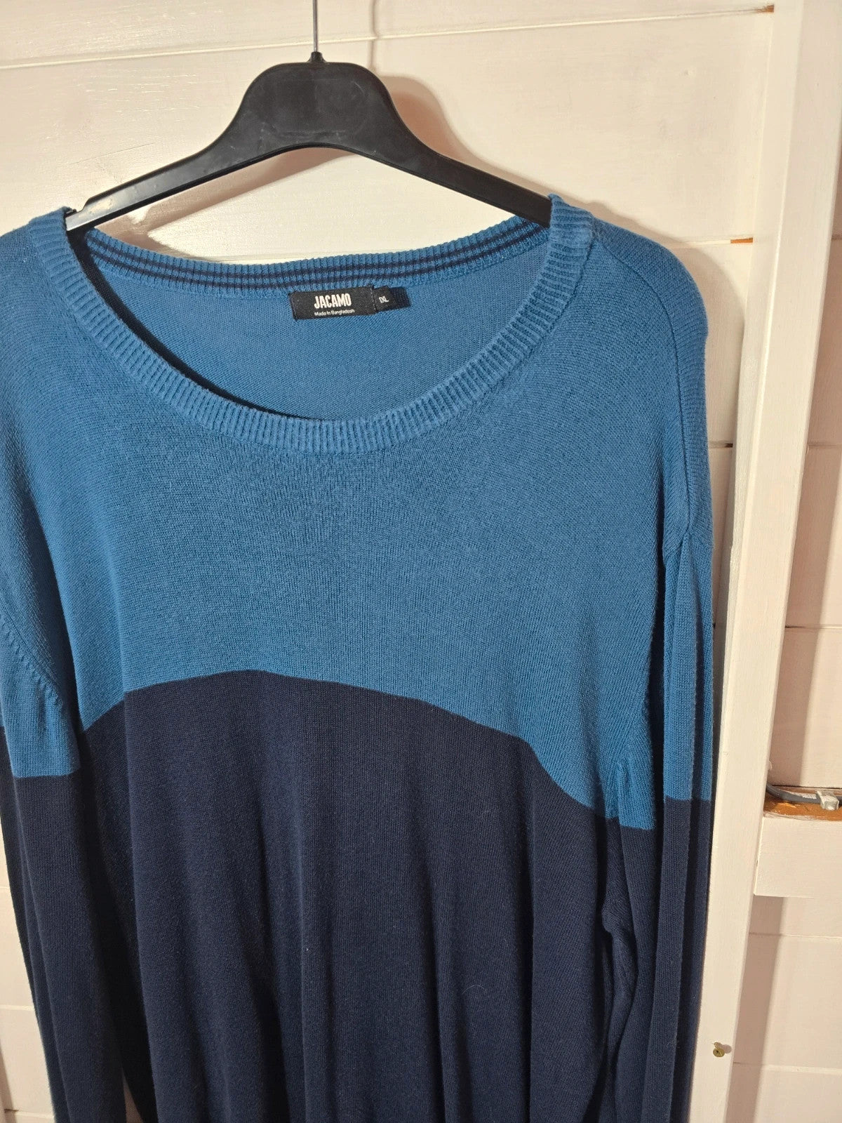 Men's Jacamo navy & blue long sleeved jumper size 1XL