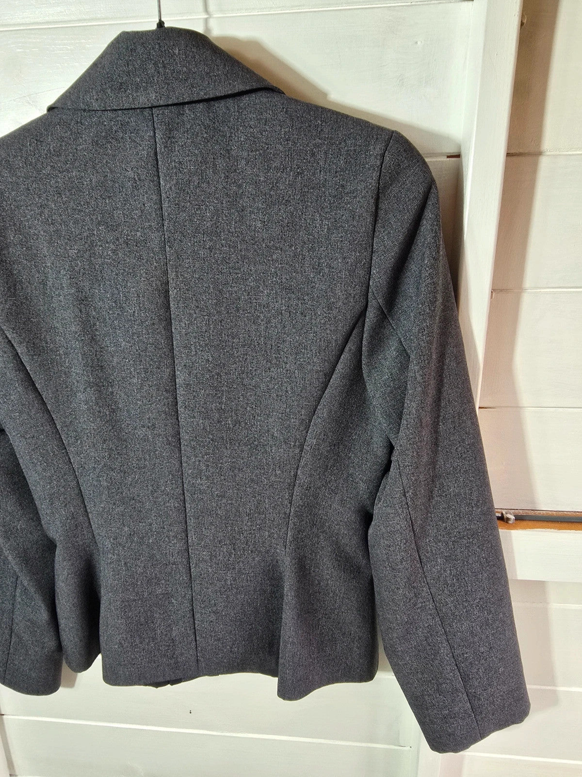 Imagination grey mid-length jacket size 8