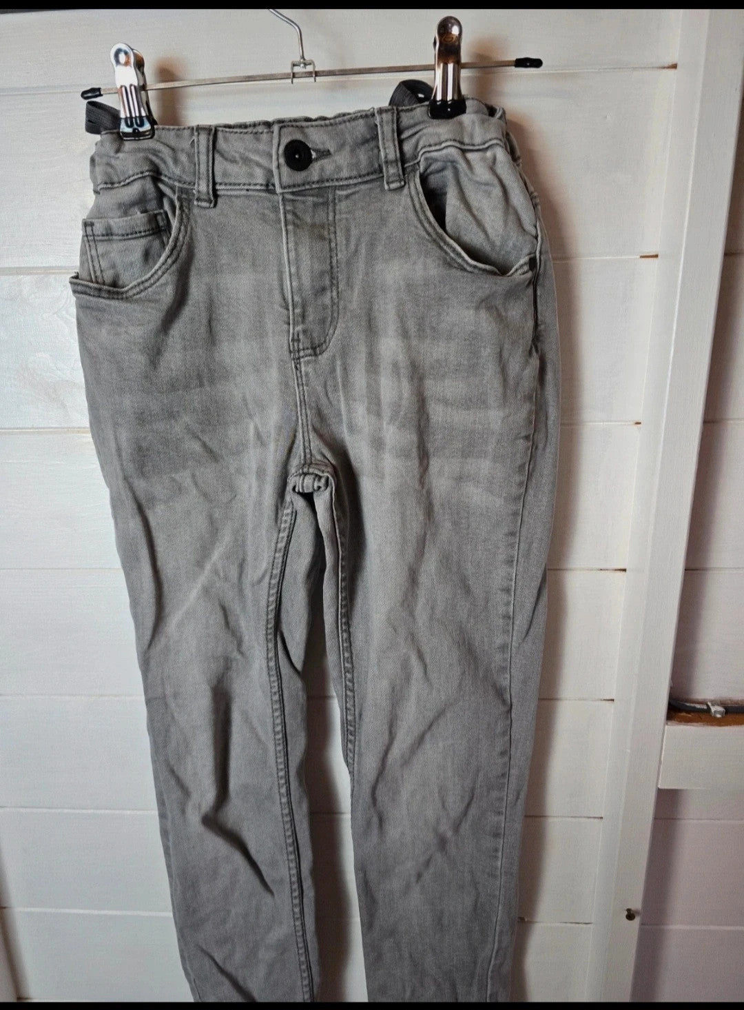 Primark boys grey skinny jeans 10/11years