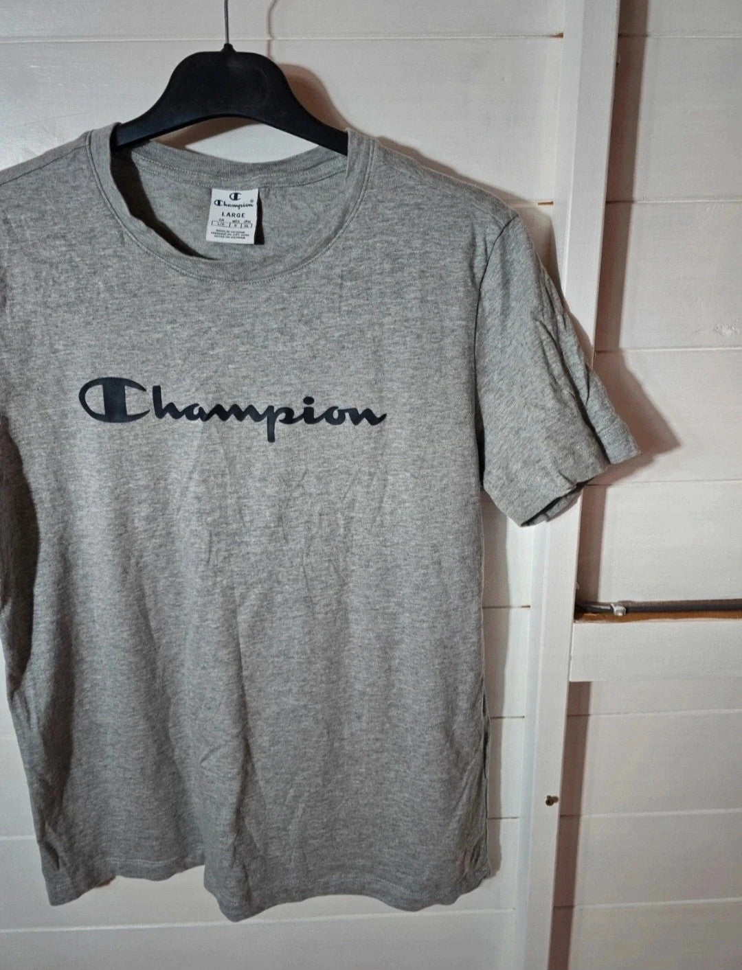 Champion grey short sleeved t-shirt kids Large