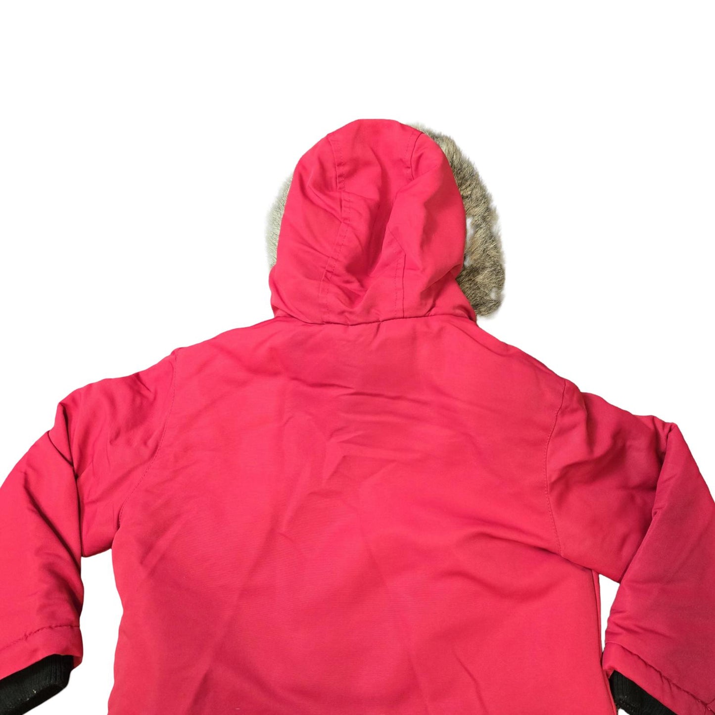 Primark Red Boys Winter Coat Hooded Faux Fur Fleece Lined 3–4 Years