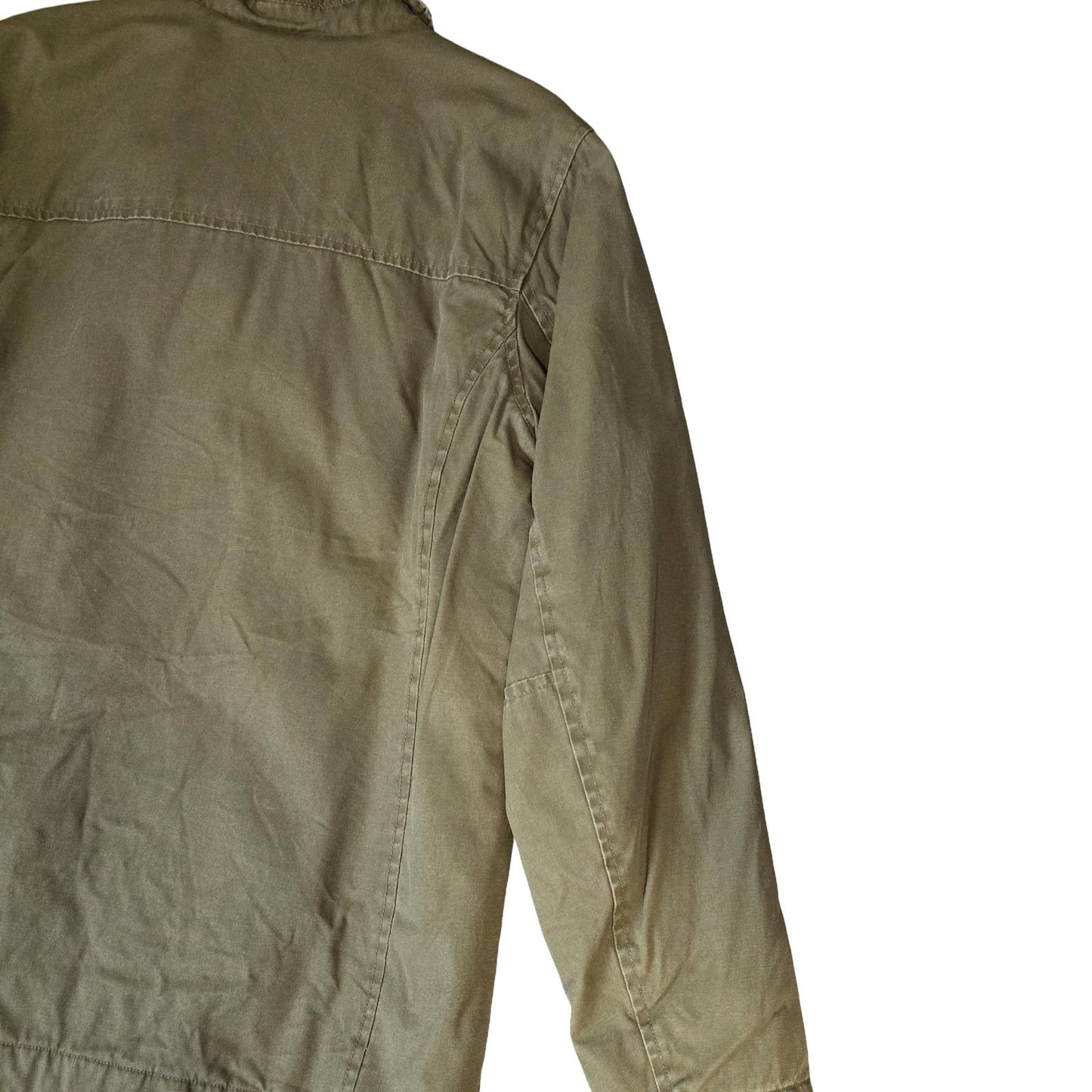 Weird Fish Men’s Khaki Utility Jacket Size S Cotton Field Coat