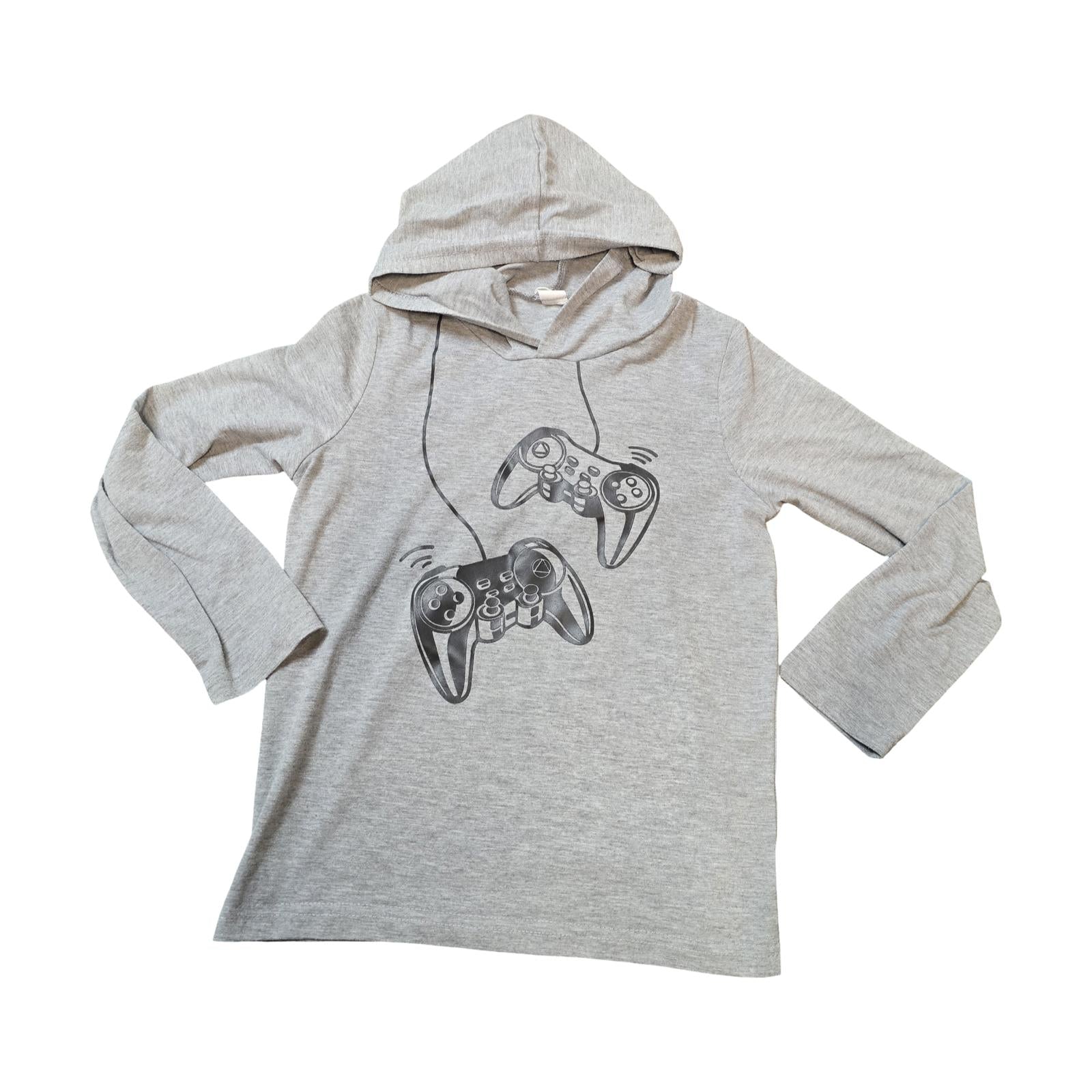 Shein Boys Grey Hoodie Age 7 – Fits 5 Years+ Casual