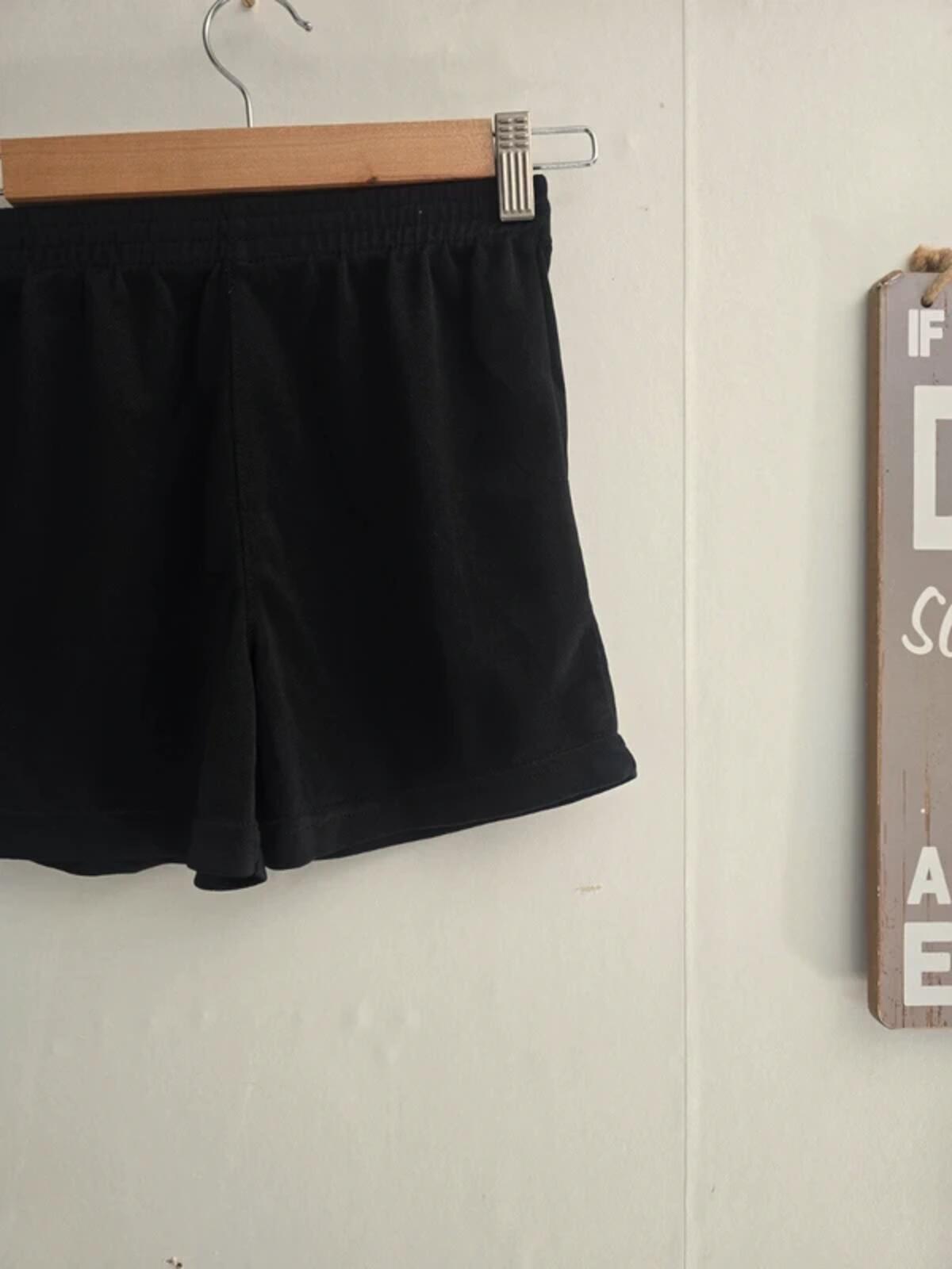George Boys Black PE School Shorts Age 6-7 Years