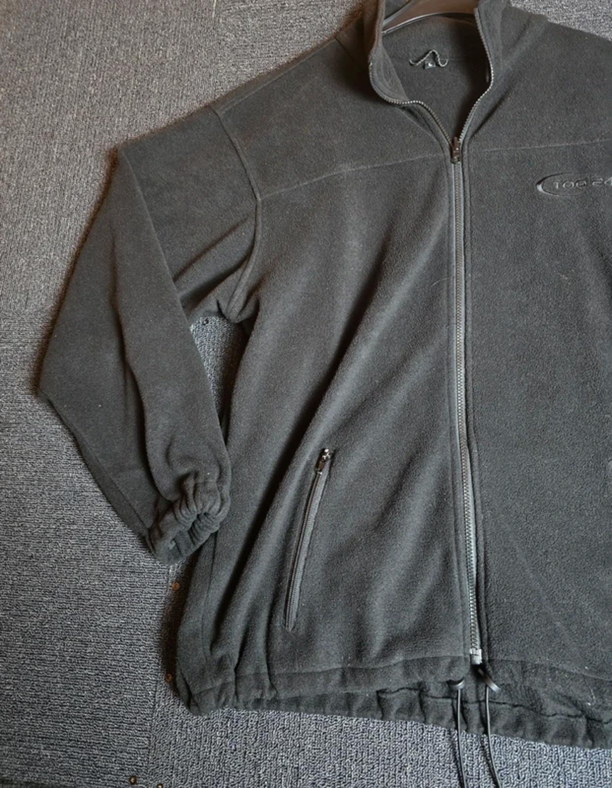 Tog24 Mens Black McKenzie Fleece Jacket Size L Full Zip Polyester