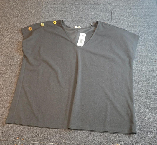 Matalan Papaya Curve Top Black Size 24 Everyday Comfy