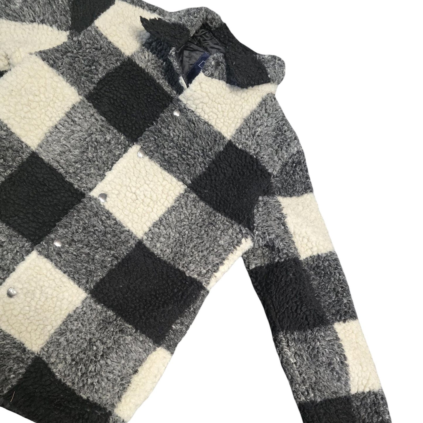 Next Kids Fleece Jacket Black, Grey & White Size 6years Causal Boys