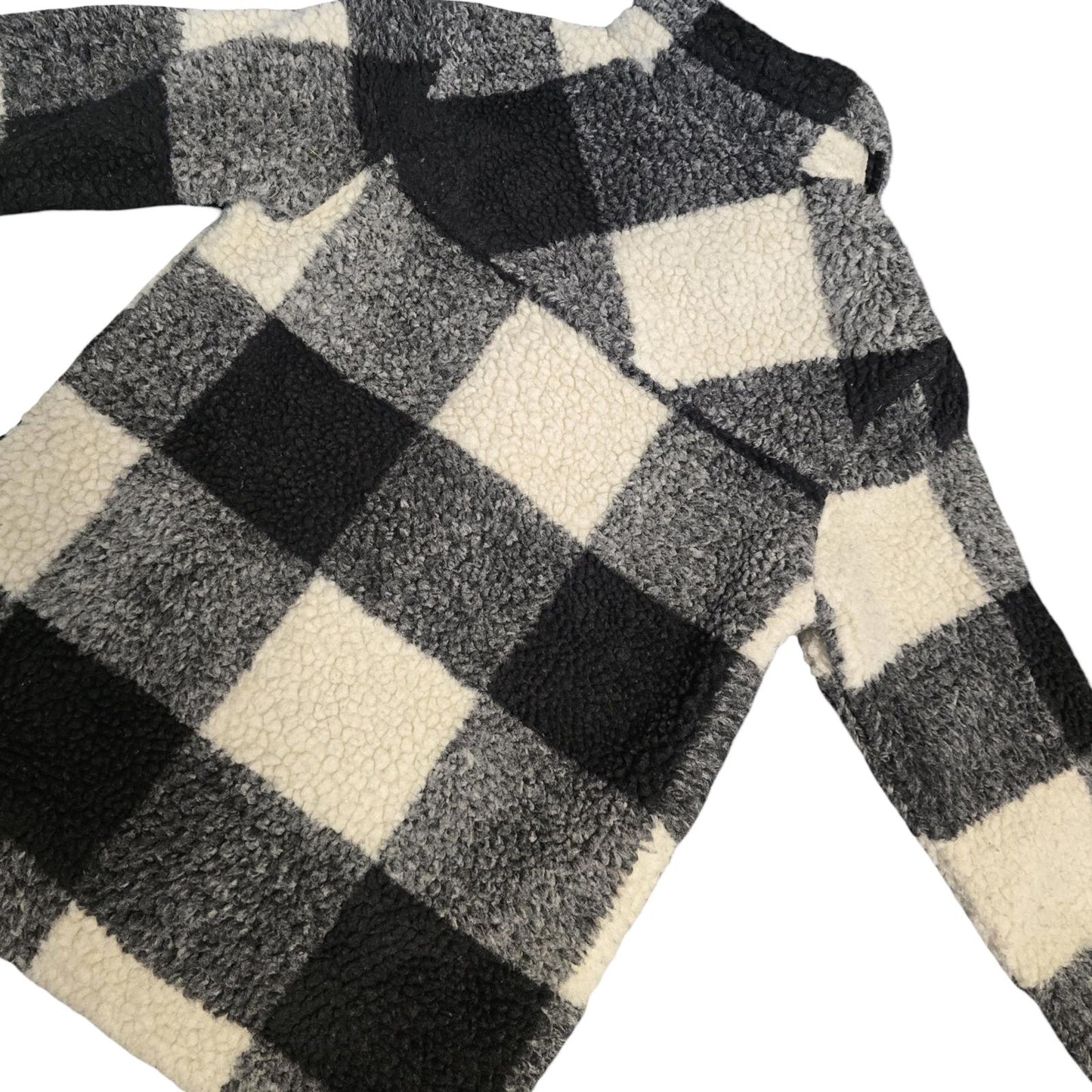 Next Kids Fleece Jacket Black, Grey & White Size 6years Causal Boys