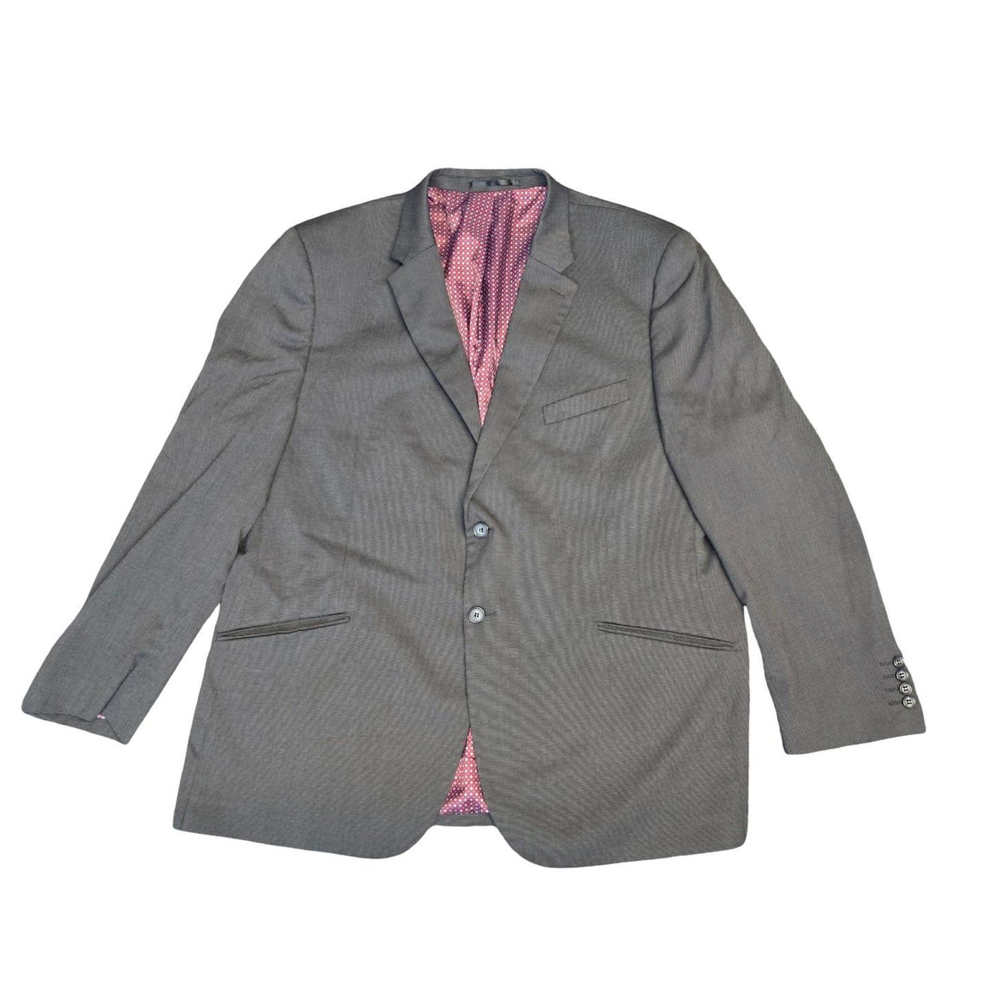 Brook Taverner Suit Jacket Dark Grey Size 50" Reg Formal Occasion Mens