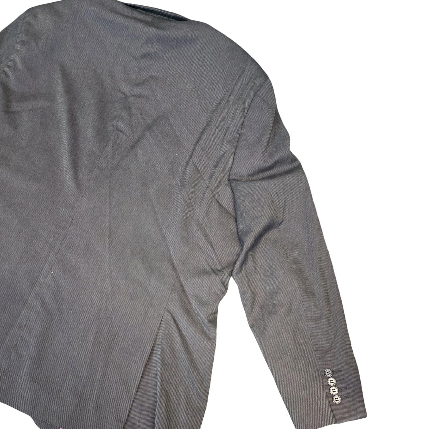 Brook Taverner Suit Jacket Dark Grey Size 50" Reg Formal Occasion Mens