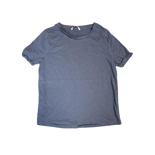 Navy T-shirt Size 12 Short Sleeved Basic Tu